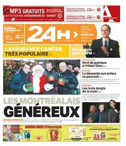 JOURNAL 24 HEURES  03 Décembre 2010