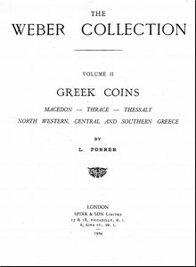 The Weber Collection. Volume II. Greek Coins.