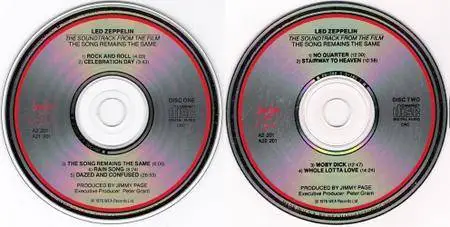 Led Zeppelin - The Song Remains The Same (2CD) (1976) {1987 unremastered and 2007 remaster} **[RE-UP]**