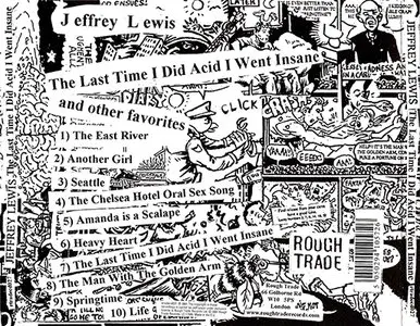 Jeffrey Lewis - The Last Time I Did Acid I Went Insane (2001, Rough Trade # rtradecd027)