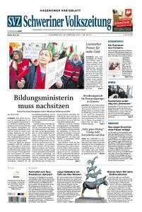 Schweriner Volkszeitung Hagenower Kreisblatt - 28. Februar 2019