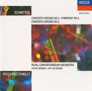 Schnittke - Concerto Grosso No.3, Symphony No.5 - RCO, Chailly (1991) {Decca 430 698-2}