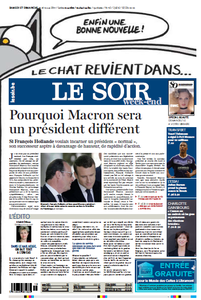 Le Soir du Samedi 13 et Dimanche 14Mai 2017