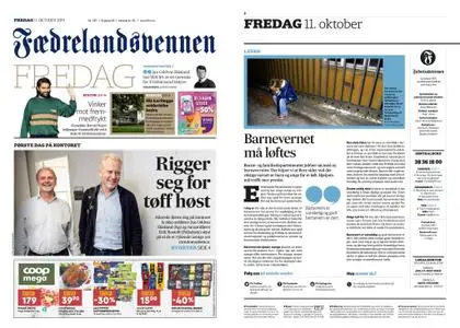Fædrelandsvennen – 11. oktober 2019