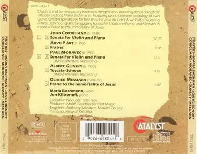 Maria Bachmann - Jon Klibonoff - Fratres (1993)