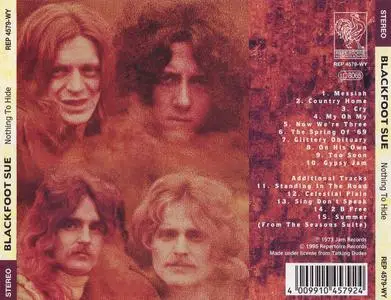 Blackfoot Sue - Nothing To Hide (1973) {Repertoire REP 4579-WY rel 1995}