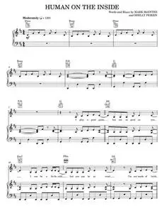 Human On The Inside - Glee TV Series, Glee Cast, The Pretenders (Piano-Vocal-Guitar)