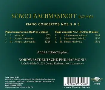 Anna Fedorova, Nordwestdeutsche Philharmonie - Sergei Rachmaninov: Piano Concertos 2 & 3 (2024)