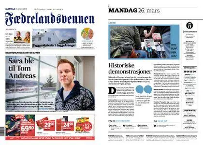 Fædrelandsvennen – 26. mars 2018