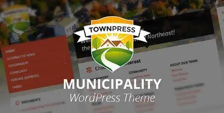 ThemeForest - TownPress v1.5.2 - Municipality WordPress Theme - 11490395