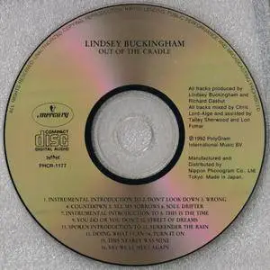 Lindsey Buckingham - Out Of The Cradle (1992) {Japan 1st Press}