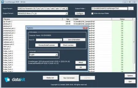 DATAKIT CrossManager 2020.4 (build 2020-10-14)