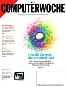 Computerwoche Magazin No 13 vom 24 Maerz 2014