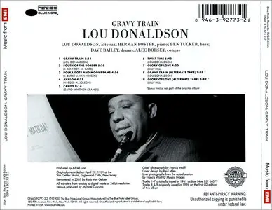 Lou Donaldson - Gravy Train (1961) [RVG Edition, 2007]