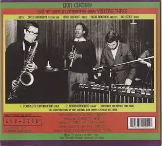 Don Cherry - Live at Cafe Montmartre 1966 Volume Three (2009)