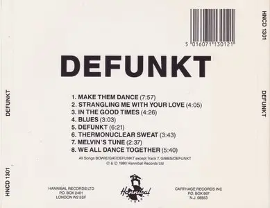 Defunkt - Defunkt (1980) {Hannibal Records HNCD 1301}