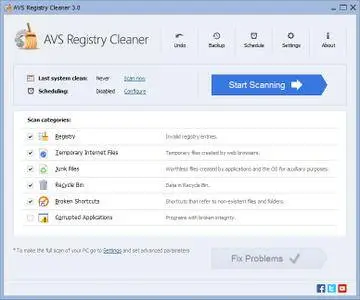AVS Registry Cleaner 3.0.5.275