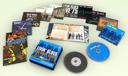 Livin' Blues - One Night Blues [12 CD Album Box Set Limited Edition: 1969-1995] (2016)