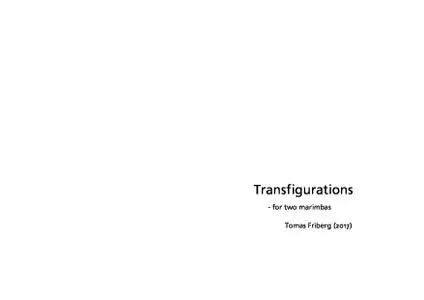 Transfigurations for two marimbas
