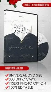 GraphicRiver Elegant Wedding DVD Covers and Disc Label