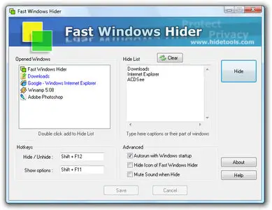 HideTools Fast Windows Hider.v3.7