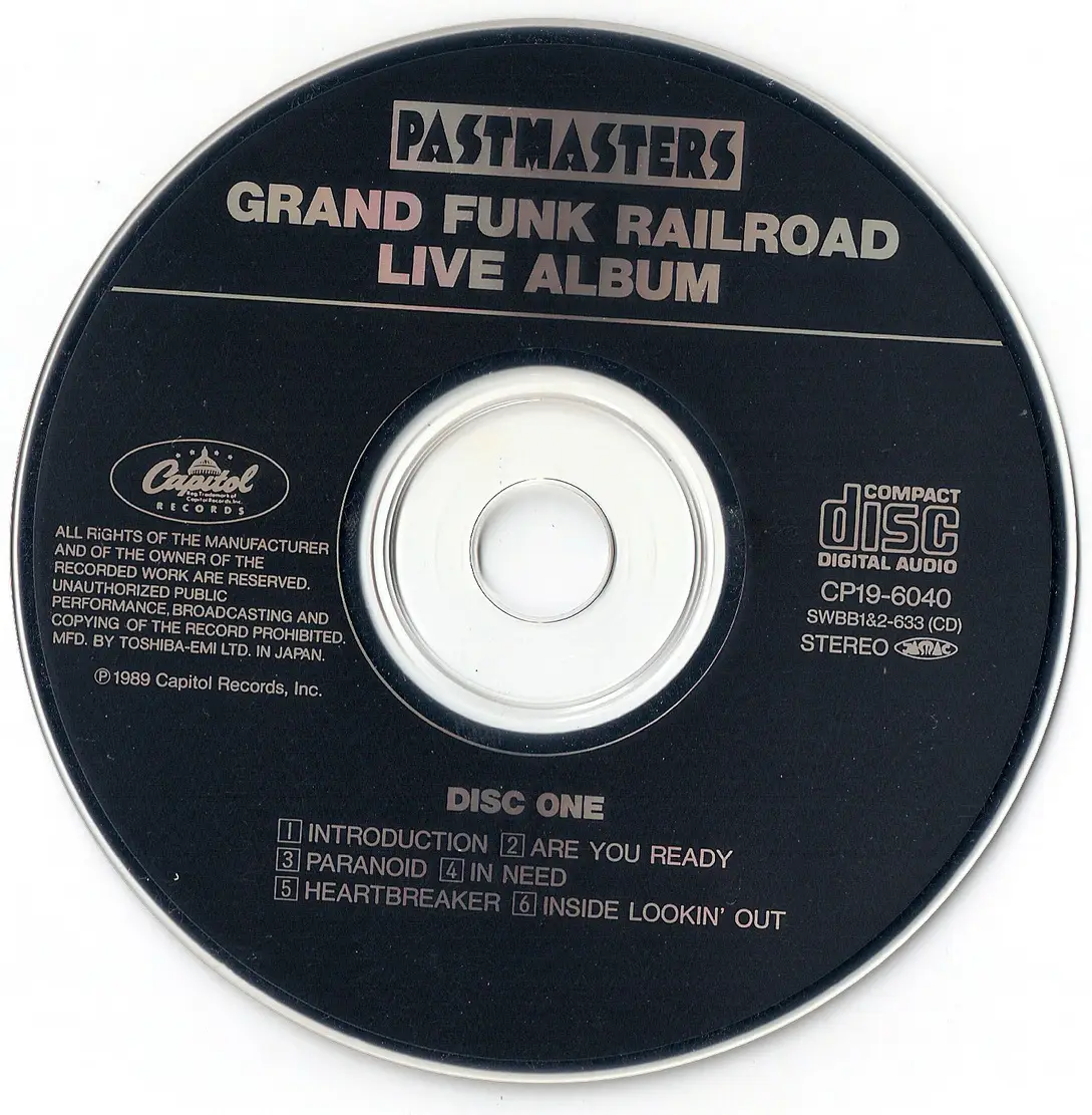 Grand Funk Railroad - Live Album (1970) {2CD Set, Capitol Japan CP19 ...