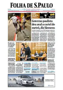  Jornal Folha de São Paulo - 2 de agosto de 2013 - Sexta