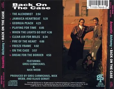 Acoustic Alchemy - Back On The Case (1991) {GRP} [Re-Up]