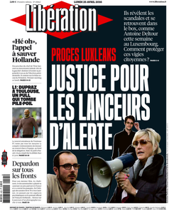 Libération du Lundi 25 Avril 2016