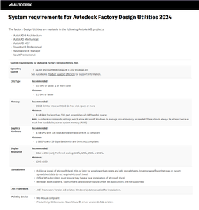 Autodesk Factory Design Utilities 2024.1