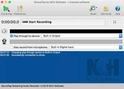 NCH SoundTap Plus 9.03 macOS
