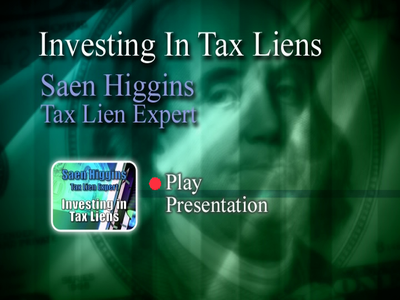 TAX LIEN PRO Real Estate Investing Training System (11 Audio CD's + DVD)
