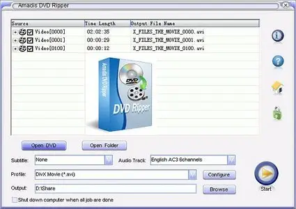 Amadis DVD Ripper v3.8.3