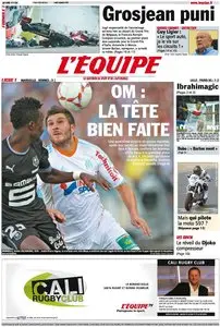 L'Equipe Edition du Lundi 3 Septembre 2012