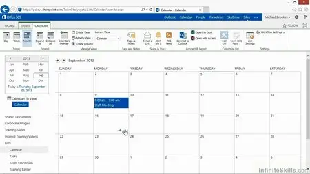 Infinite Skills - Using Microsoft SharePoint 2013 Training Video