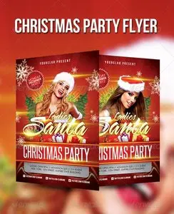 GraphicRiver Christmas Party Flyer Template 3344323