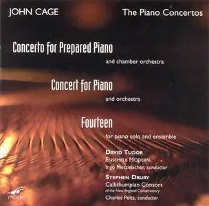 Stephen Drury, David Tudor, Ingo Metzmacher, Charles Peltz - John Cage: The Piano Concertos (1997) (Repost)