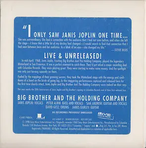 Janis Joplin with Big Brother & The Holding Company - Live At Winterland '68 (1998)