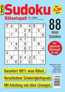 Sudoku Rätselspaß - Nr.7 2025