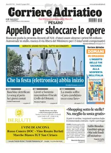 Corriere Adriatico Pesaro - 13 Giugno 2025