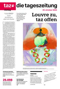 taz die tageszeitung - 20 Oktober 2025