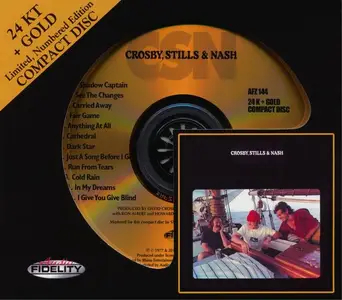 Crosby, Stills & Nash - CSN (1977) [Audio Fidelity, 24 KT + Gold CD, 2013] (Repost)