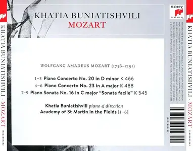 Khatia Buniatishvili, Academy of St Martin in the Fields - Wolfgang Amadeus Mozart: Piano Concertos Nos. 20 & 23 (2024)