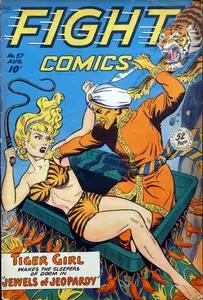 Fight Comics 057 Fiction House Aug 1948 diff ver JVJ