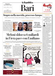 la Repubblica Bari - 22 Settembre 2024