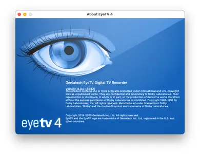 EyeTV 4.0.0 Build 8532 Multilingual macOS