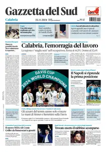 Gazzetta del Sud Reggio Calabria - 25 Novembre 2024