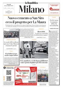 la Repubblica Milano - 21 Novembre 2024