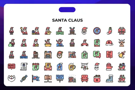 EE - Santa Claus Icons V9VUD2F