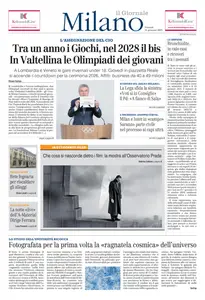 il Giornale Milano - 31 Gennaio 2025